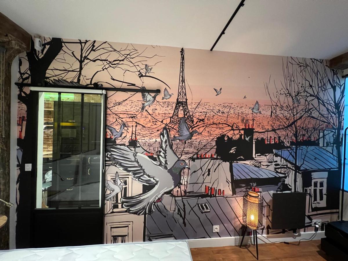 Good Vibes Luxurious Loft In Paris 11Th, With Ac & Table Football מראה חיצוני תמונה