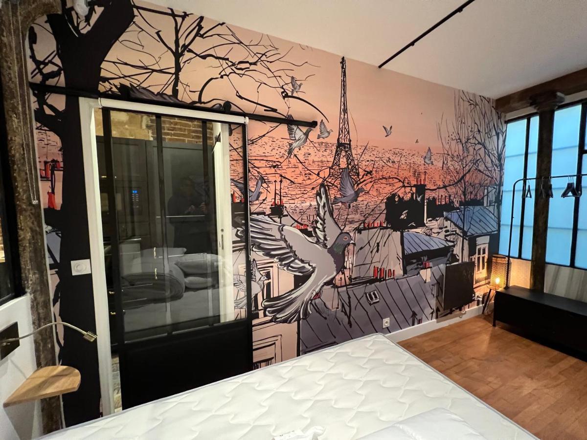 Good Vibes Luxurious Loft In Paris 11Th, With Ac & Table Football מראה חיצוני תמונה